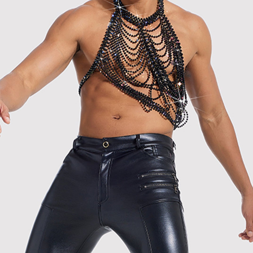 Sexy Multi-Tiered Pearl Body Chain