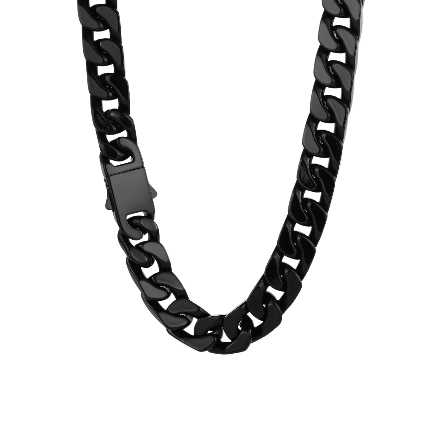 Hip-Hop Enamel Cuban Link Necklace