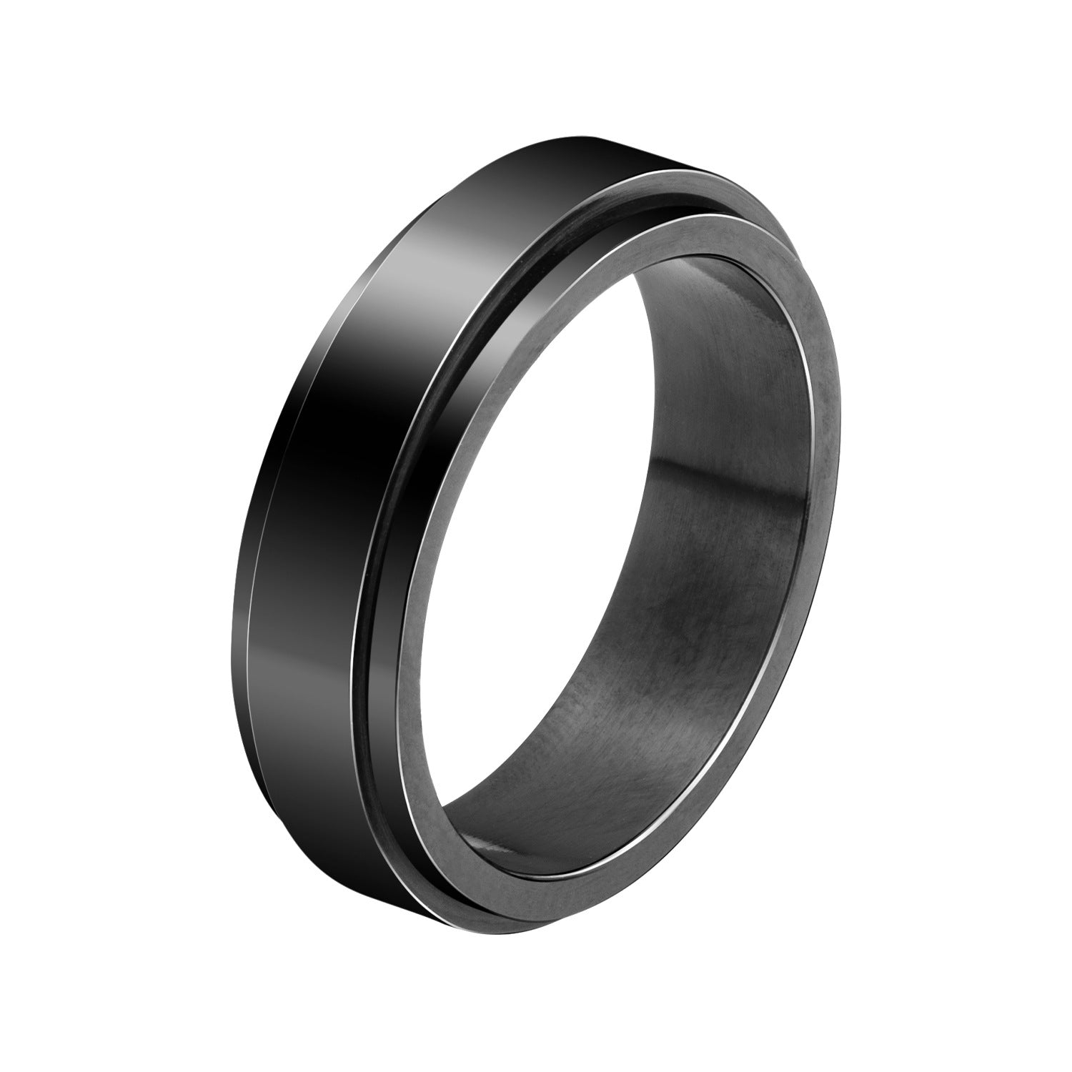 Rotating Titanium Steel Ring